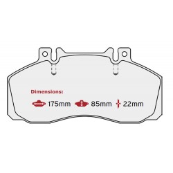 BRAKE PAD SET IVECO