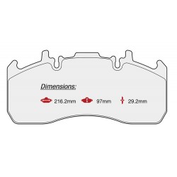 BRAKE PAD SET RENAULT VOLVO