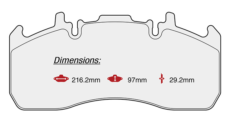 BRAKE PAD SET RENAULT VOLVO BRAKE PAD SET RENAULT VOLVO