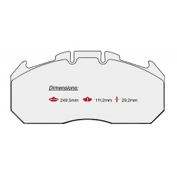 BRAKE PAD SET MAN