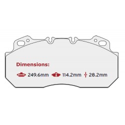 BRAKE PAD SET RENAULT