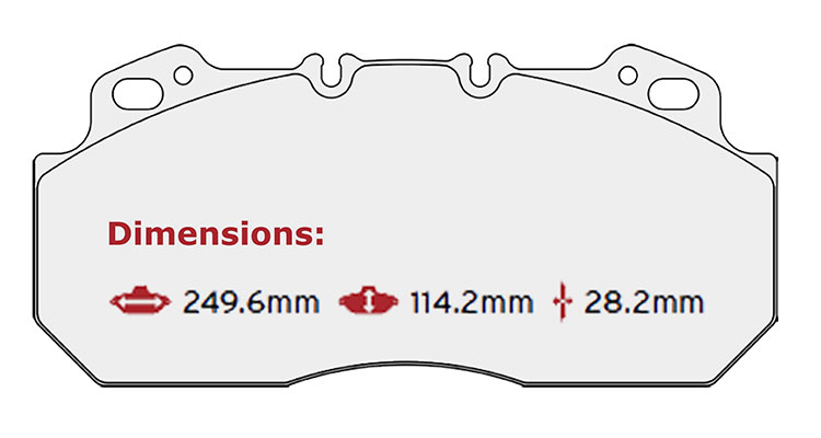 BRAKE PAD SET RENAULT