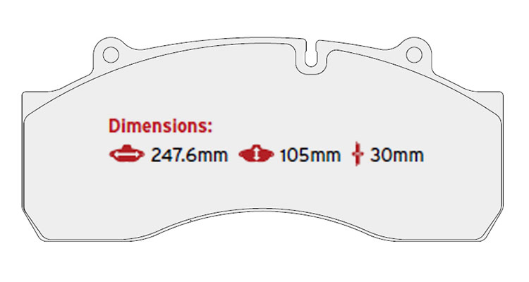 BRAKE PAD SET SAF