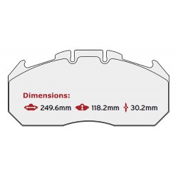 BRAKE PAD SET MAN