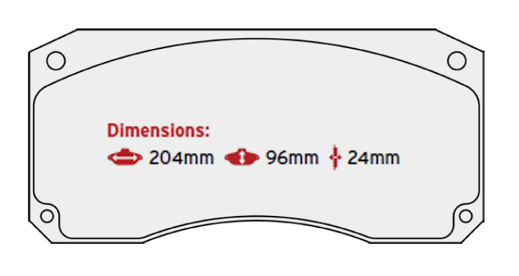 BRAKE PAD SET RENAULT