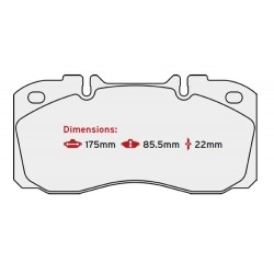 BRAKE PAD SET IVECO