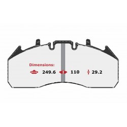 BRAKE PAD SET VOLVO RENAULT