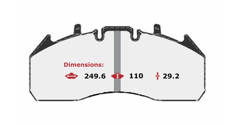 BRAKE PAD SET VOLVO RENAULT BRAKE PAD SET VOLVO RENAULT