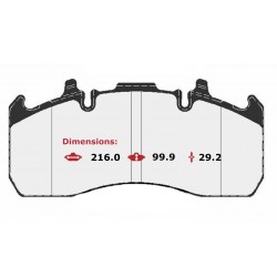 BRAKE PAD SET VOLVO RENAULT