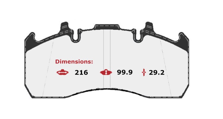 BRAKE PAD SET VOLVO RENAULT
