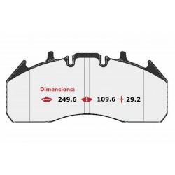 BRAKE PAD SET VOLVO RENAULT