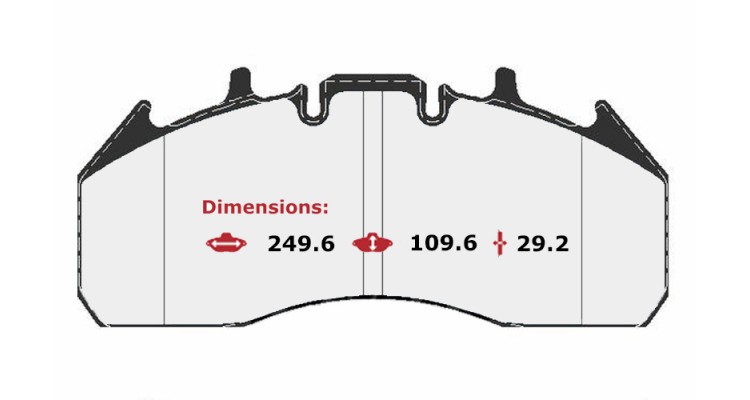 BRAKE PAD SET VOLVO RENAULT BRAKE PAD SET VOLVO RENAULT