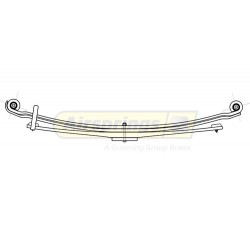 TRUCK SPRING - MAN RR 2+1+P LEAF