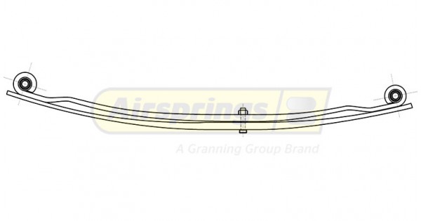 TRUCK SPRING - DAF LF45 REAR 2L | 1700766