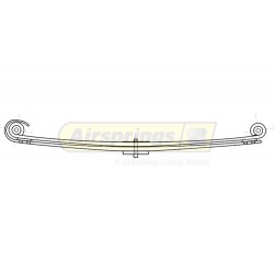 TRUCK SPRING - MERCEDES ACTROS ATEGO AXOR FRONT 2 LEAF