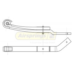 TRUCK SPRING - RENAULT C D T SERIES 2L LHS