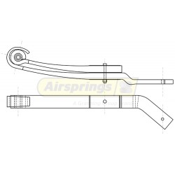 TRUCK SPRING - RENAULT C D T SERIES 2L RHS