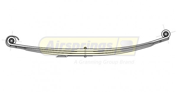 TRUCK SPRING - MERCEDES ACTROS MP4 Euro-6 3L FRONT