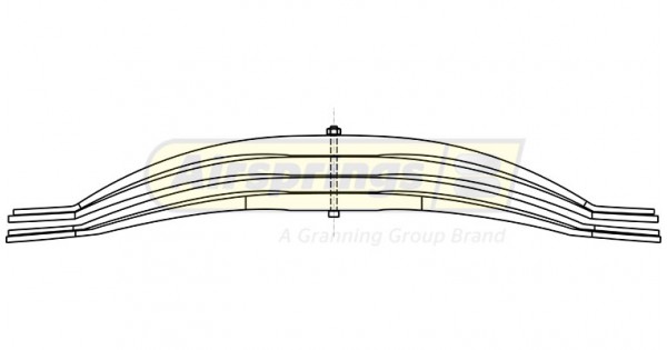 TRUCK SPRING - SCANIA P R S E6 4L REAR | 1923855