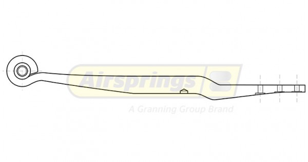 TRAILER SPRING - BPW 214 1L 0508214432 88175600 TA528