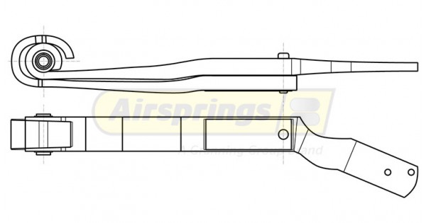 TRUCK SPRING - SCANIA Euro-5 Euro-6 2L REAR RIGHT 1862650