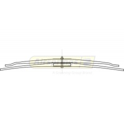 TRUCK SPRING - MAN TGA 1+1L REAR