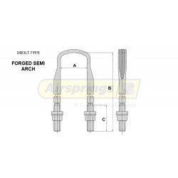 U-BOLT - TO SUIT 11866 51318 SPRINGS