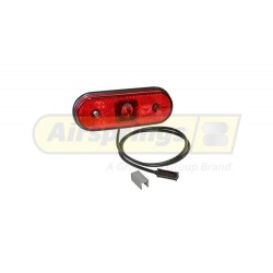 MARKER LAMP UNIPOINT-1 LED RED 0.5M P&R CONN SIDE MOUNT