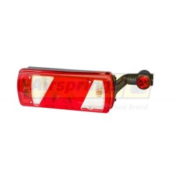 REAR LAMP ECOPOINT-2 BULB RHS TRI-STOP 2PIN & STALK