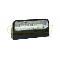 NUMBER PLATE LAMP LED 0.5M P&R CONN 12/24