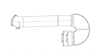 EXHAUST PIPE - DAF