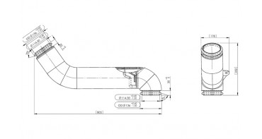 EXHAUST PIPE - DAF E-6