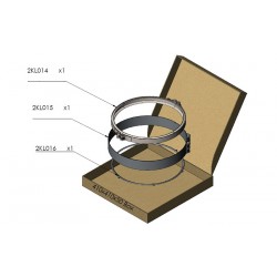 EXHAUST CLAMP & GASKET KIT - IVECO