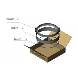 CLAMP & GASKET KIT (DPF) IVECO EURO 6 2KL017