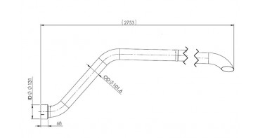 EXHAUST PIPE - MERCEDES