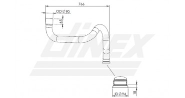 EXHAUST PIPE - MERCEDES EURO 3 EXHAUST PIPE - MERCEDES EURO 3