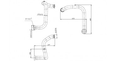 EXHAUST PIPE - MERCEDES