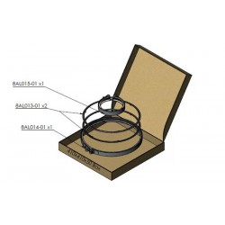 EXHAUST CLAMP & GASKET KIT - RENAULT/VOLVO