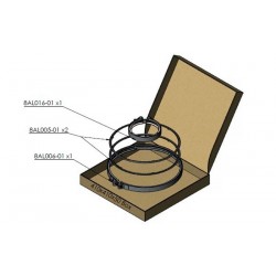 EXHAUST CLAMP & GASKET KIT - RENAULT/VOLVO