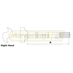 BPW CAMSHAFT - 485mm RH