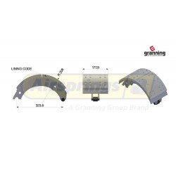 BRAKE SHOE 950 SERIES