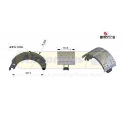 BRAKE SHOE 100 SERIES