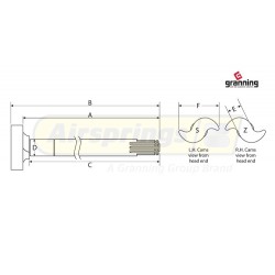 CAMSHAFT 100 SERIES (540MM) LEFT