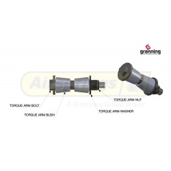 TORQUE ARM ASSEMBLY 100MM WIDE SPRING