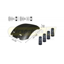 DAF CF5 CF6 MUDWING TOP WITH STRAPS