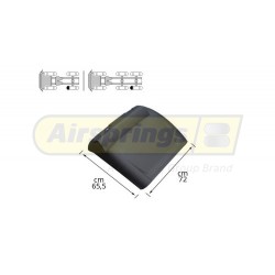 DAF LH REAR MUDGUARD FRONT WITH CUT OUT