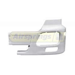 MERCEDES SIDE BUMPER LH WHITE WITH FOG HOLE