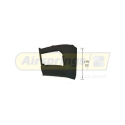 MERCEDES ACTROS MP4 FRONT BUMPER LH (51cm GREY)