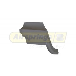 MERCEDES BUMPER COVER UPPER RH GREY
