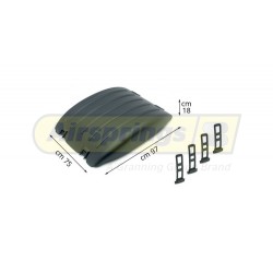 SCANIA 7E6 REAR MUDWING TOP - SEMI FLAT